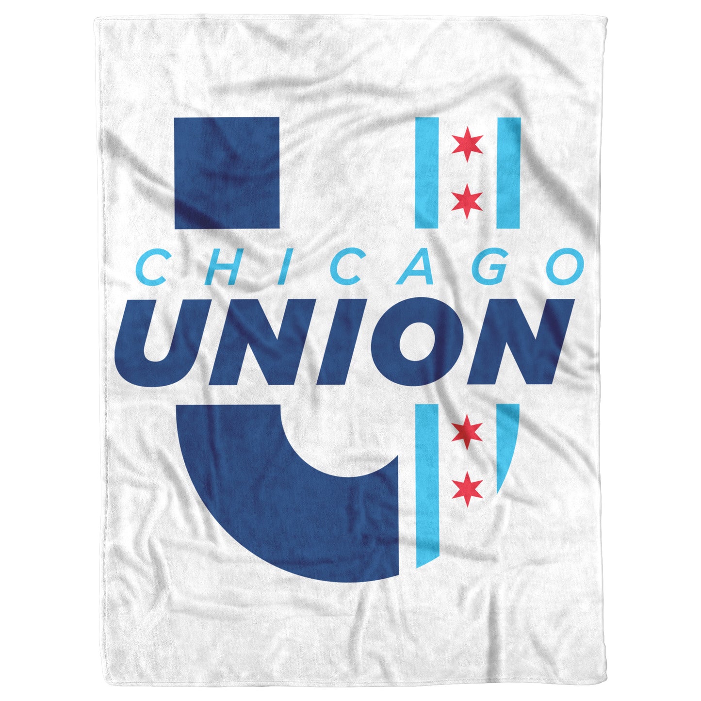 Chicago Union Fleece Blanket - White