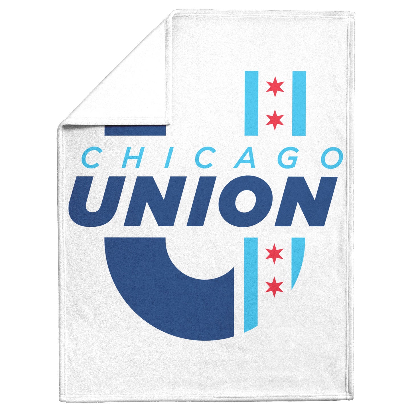 Chicago Union Fleece Blanket - White