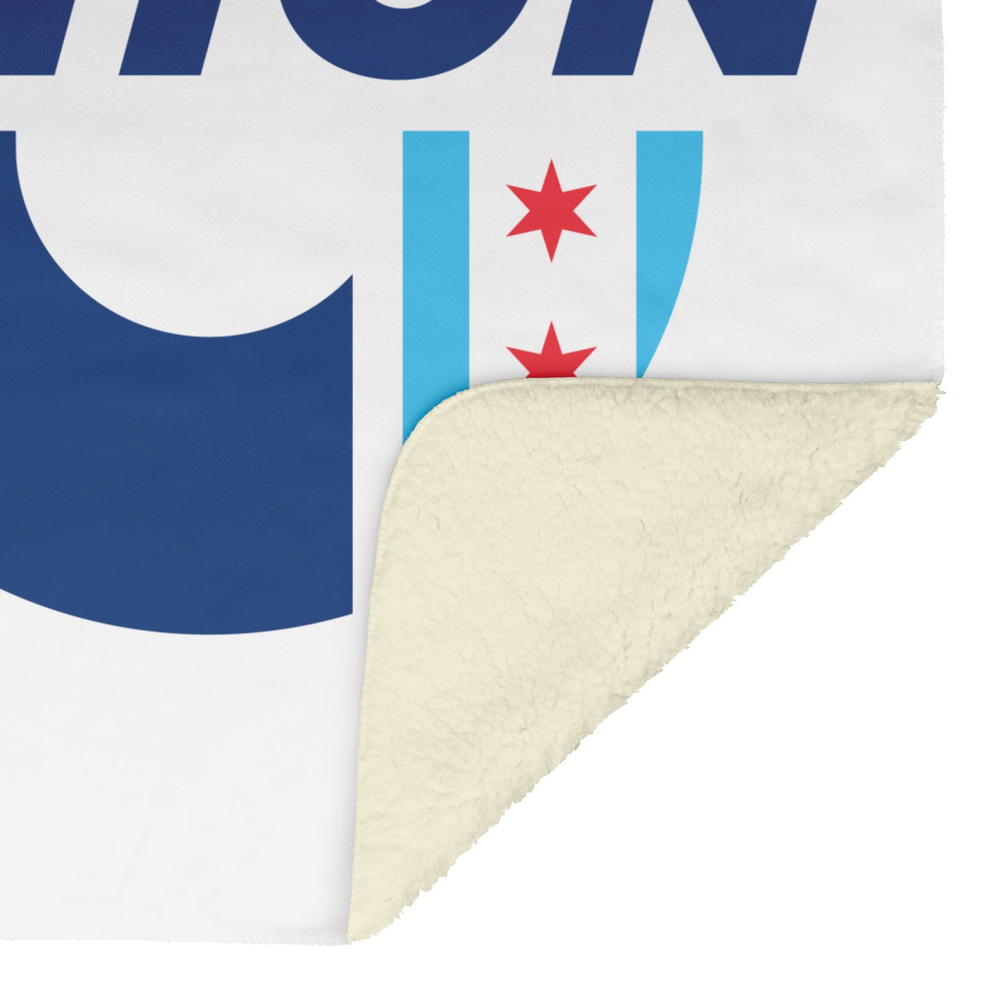 Chicago Union Fleece Blanket - White