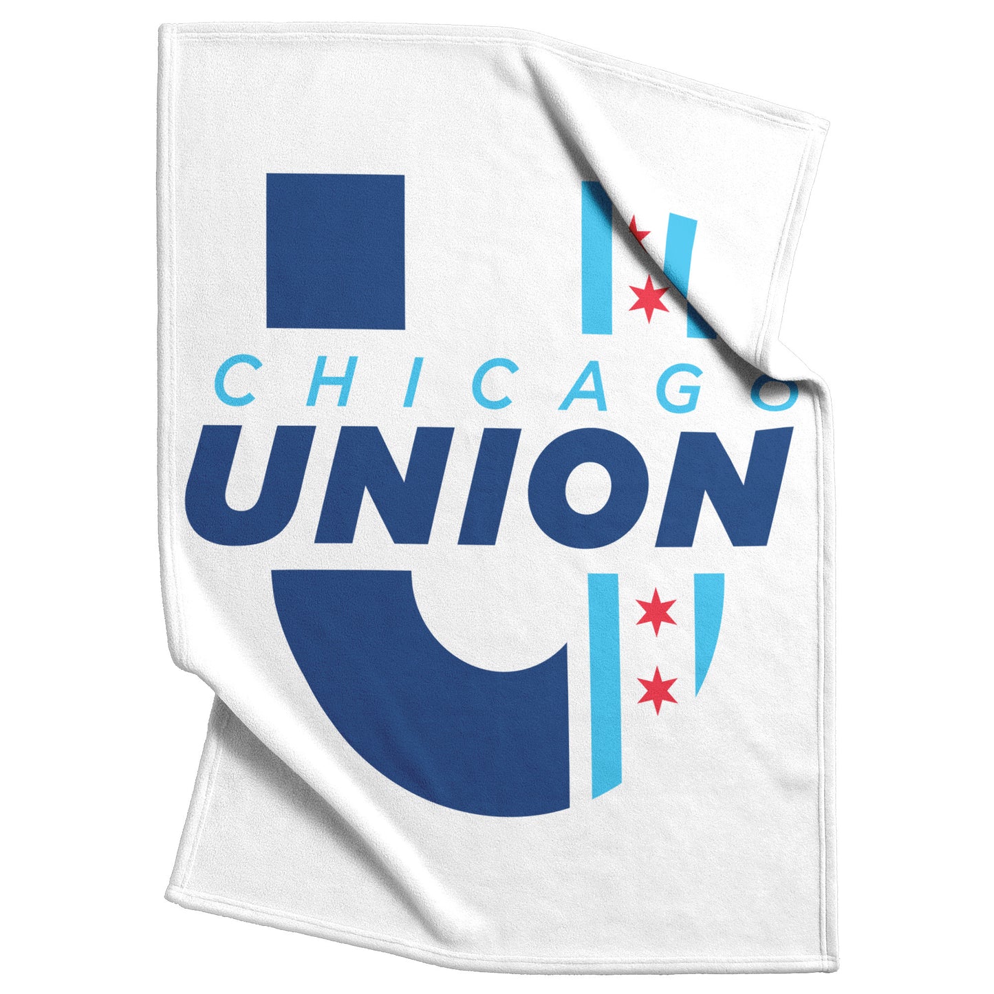 Chicago Union Fleece Blanket - White