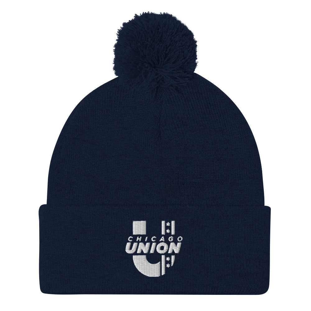 Chicago Union Pom Beanie - Navy