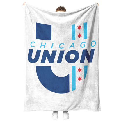 Chicago Union Fleece Blanket - White