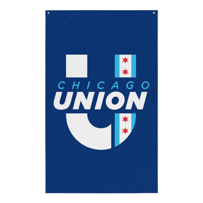 Chicago Union Vertical Flag