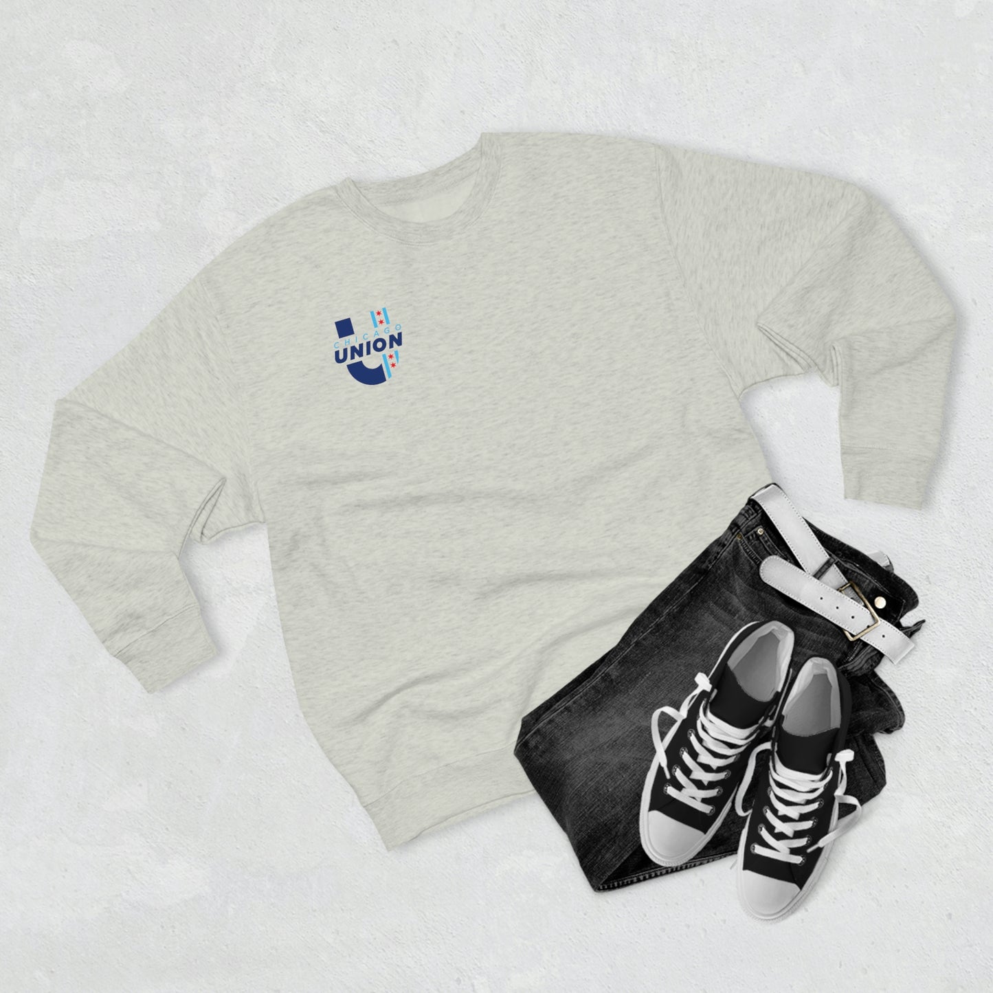 Oatmeal Heather Unisex Crewneck Sweatshirt